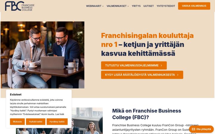 Screenshot of fbc.fi