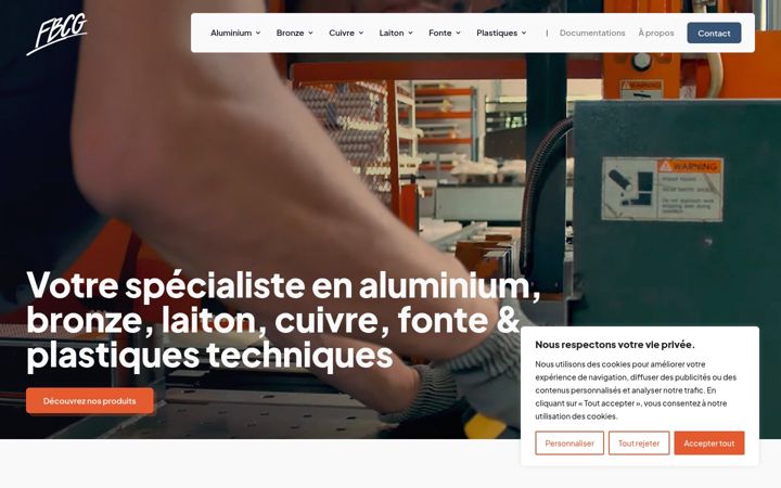 Screenshot of fbcg.fr