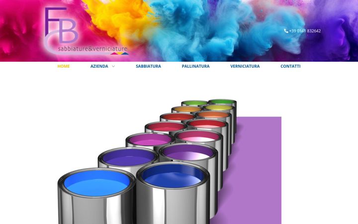 Screenshot of fbcverniciature.it