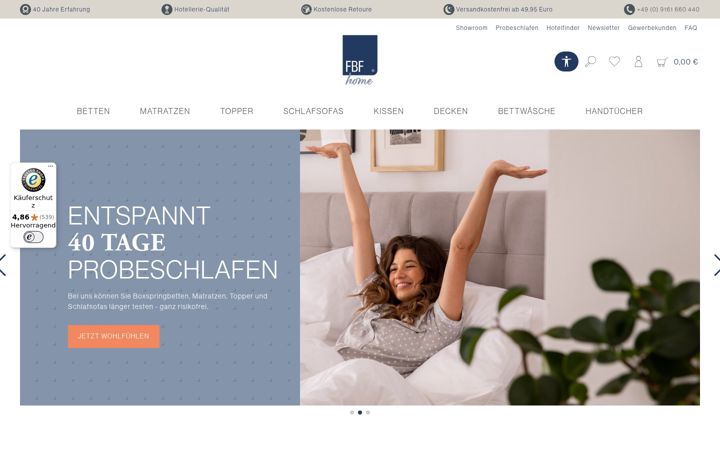 Screenshot of fbf-home.de