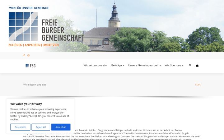 Screenshot of fbg-birstein.de
