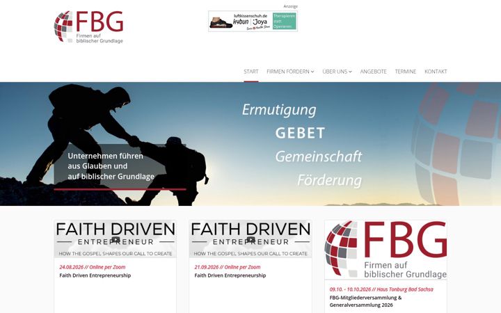Screenshot of fbg-eg.de