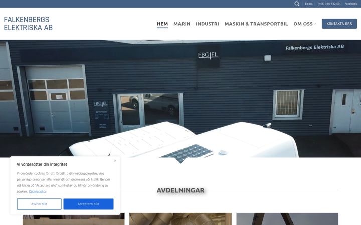 Screenshot of fbgel.se