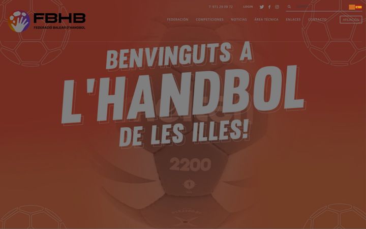 Skærmbillede af fbhb.es