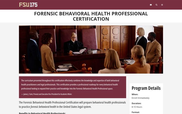Screenshot of fbhp.fsu.edu