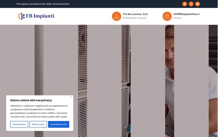 Screenshot of fbimpianticlima.it