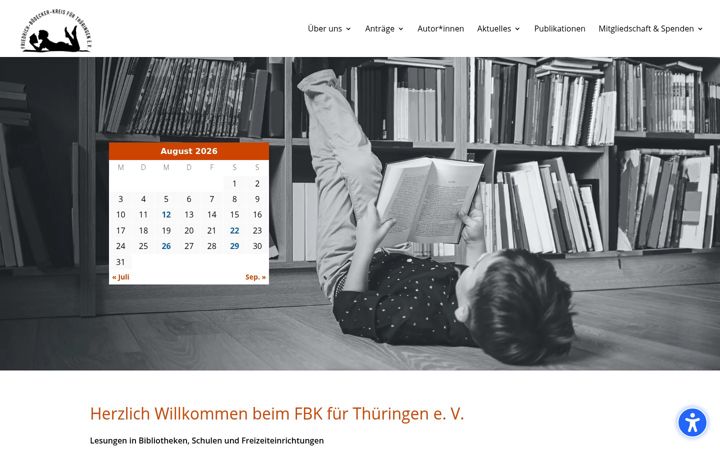 Screenshot of fbk-thueringen.de