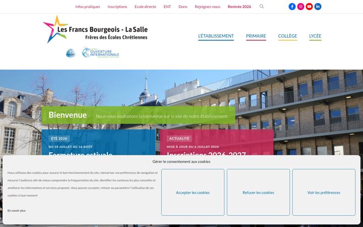 Screenshot of fblasalle.fr