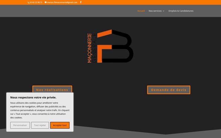 Screenshot of fbmaconnerietp.fr