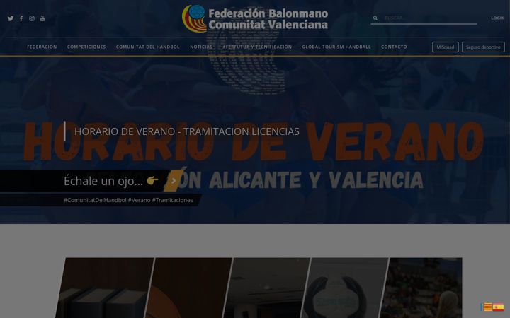 Screenshot of fbmcv.es