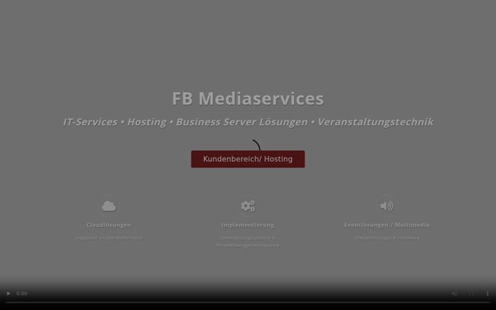 Screenshot of fbmediaservices.de