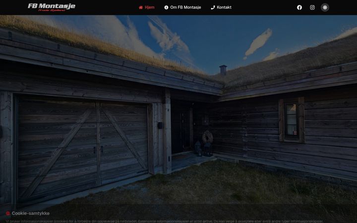 Screenshot of fbmontasje.no