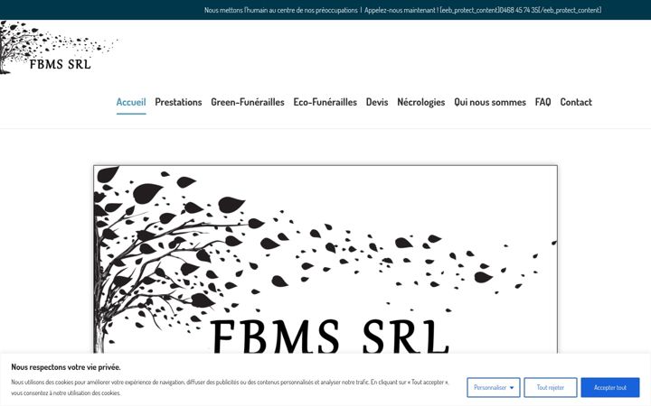 Zrzut ekranu fbms.be