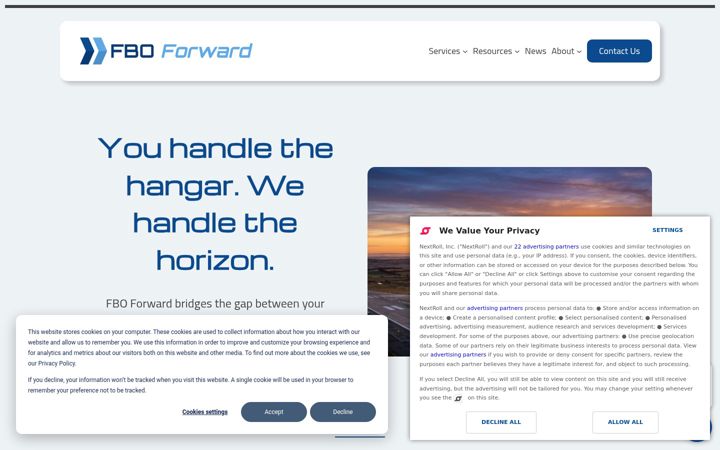 Screenshot of fboforward.com