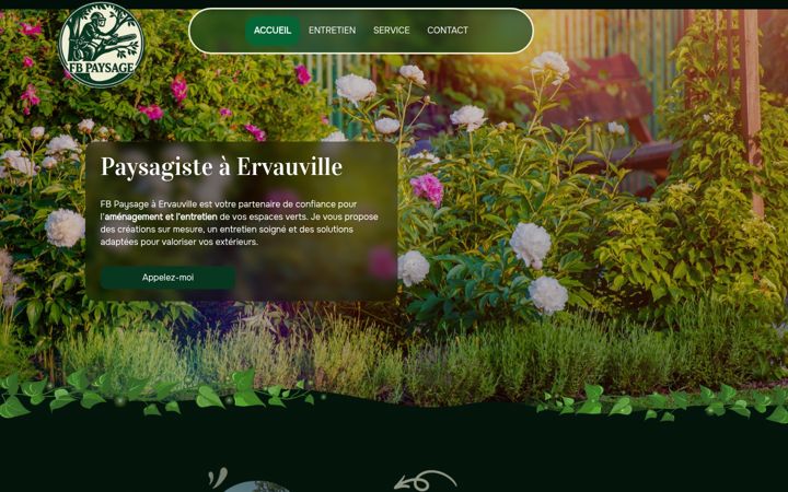 Screenshot of fbpaysage.fr