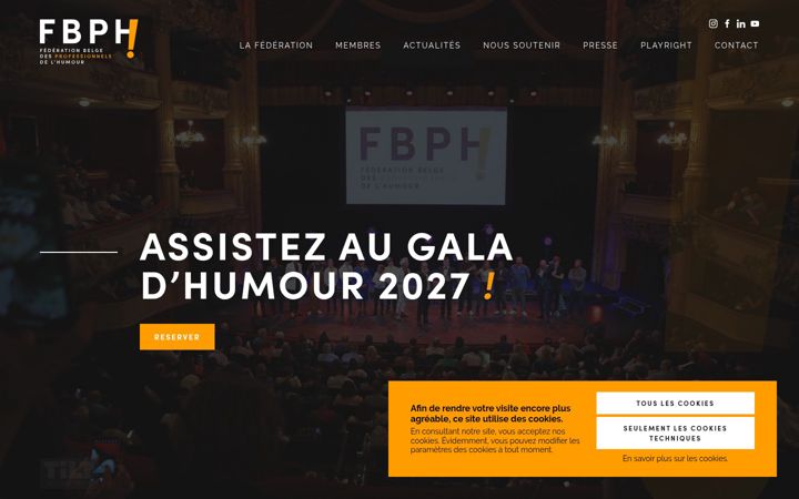 Screenshot of fbph.be