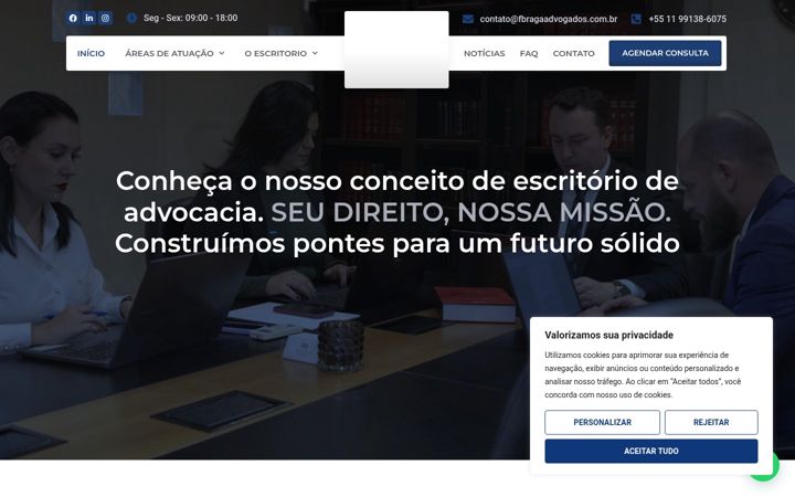 Screenshot di fbragaadvogados.com.br