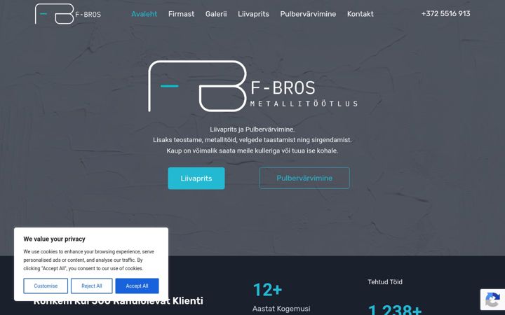 Screenshot of fbros.ee
