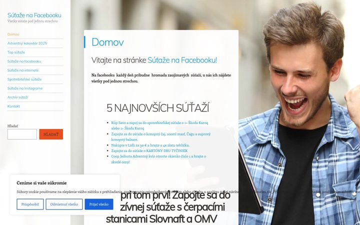 Screenshot of fbsutaze.sk