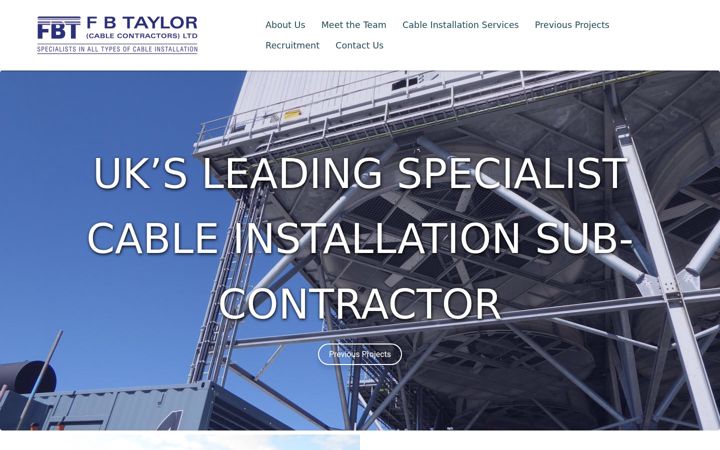 Screenshot of fbtaylor.co.uk