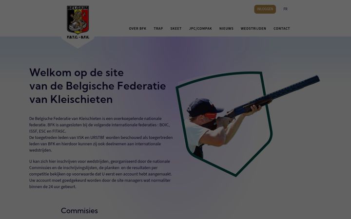 Zrzut ekranu fbtc-bfk.be