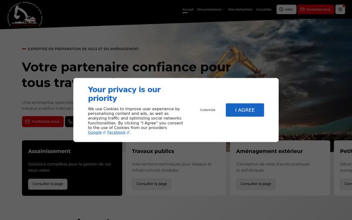 Screenshot of fbtp-terrassement.fr