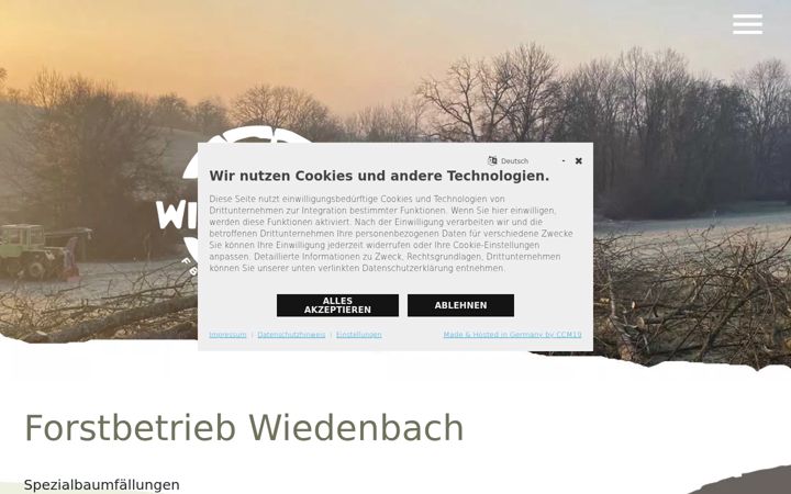 Capture d'écran de fbwiedenbach.de