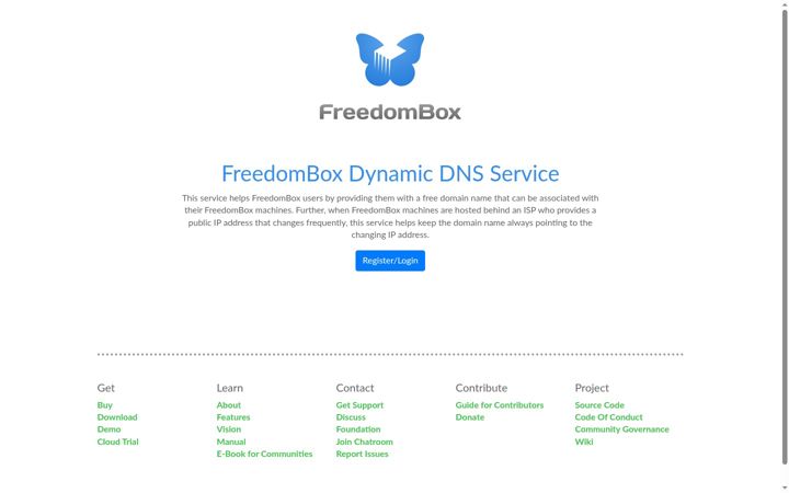 Screenshot of fbx.one