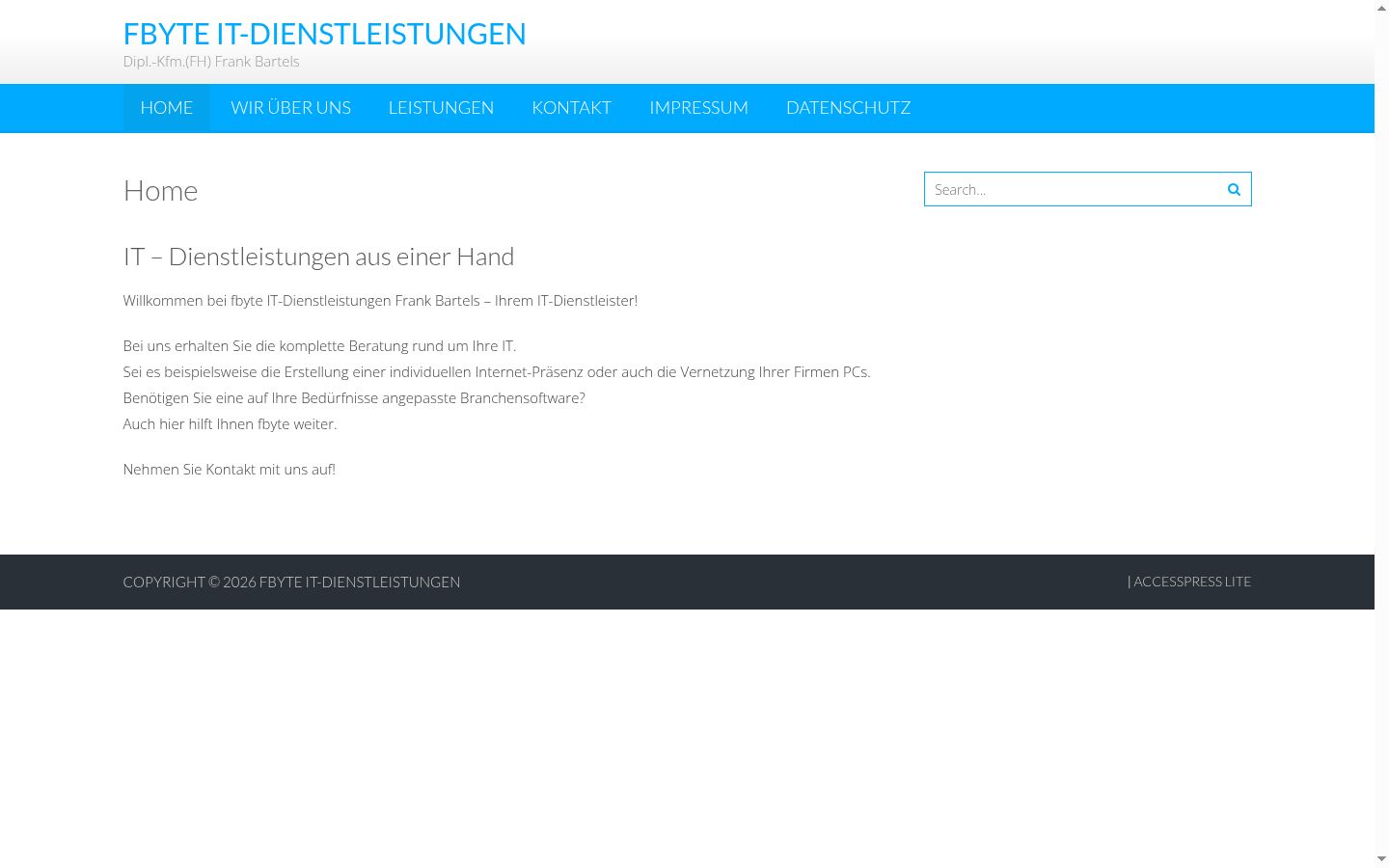Screenshot tal-banner tal-kunsens muri qabel kwalunkwe interazzjoni