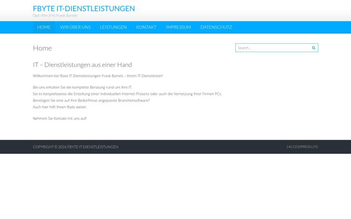 Screenshot of fbyte.de