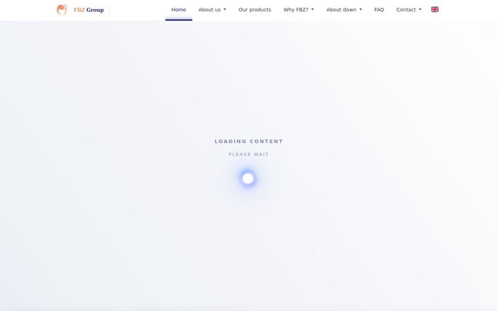 Screenshot of fbzgroup.com