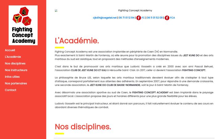 Screenshot of fc-academy.com