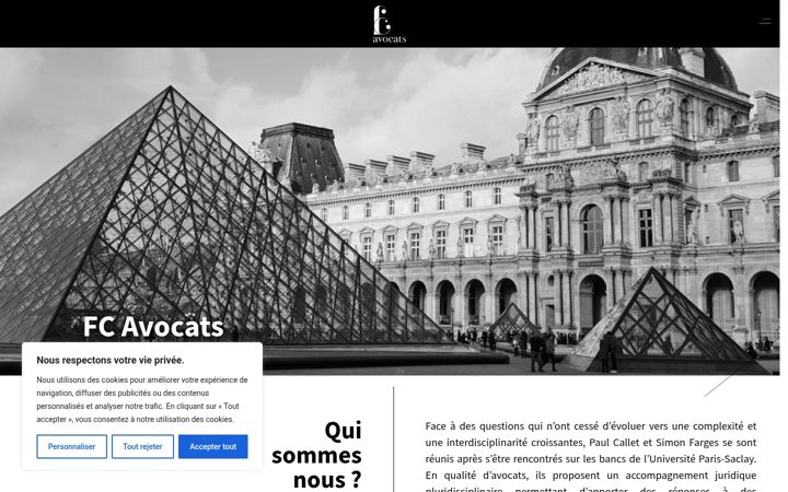 Screenshot of fc-avocats-paris-lille.fr