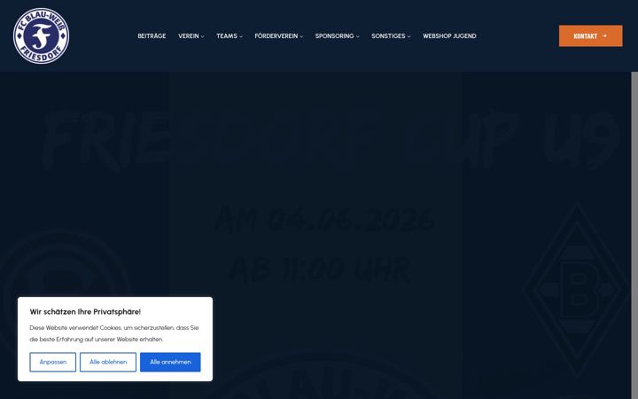 Screenshot of fc-bw-friesdorf.de