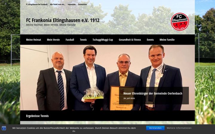 Screenshot of fc-eltingshausen.de