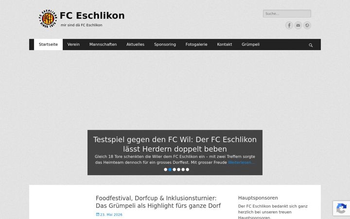 Screenshot of fc-eschlikon.ch
