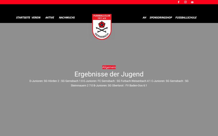 Screenshot ta' fc-gernsbach.de