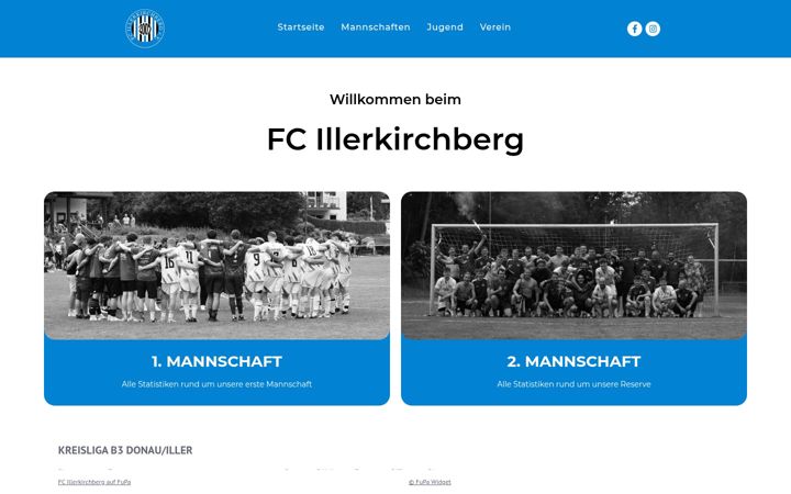 Screenshot of fc-illerkirchberg.de