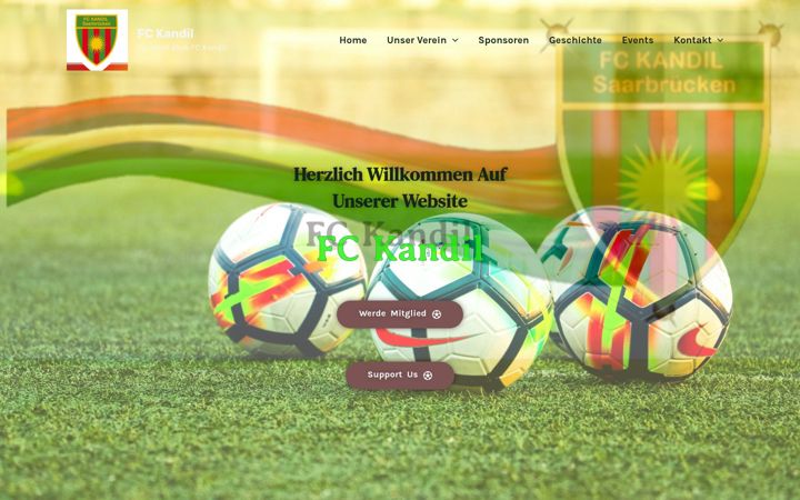 Screenshot of fc-kandil.de