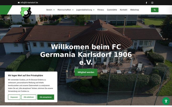 Képernyőkép: fc-karlsdorf.de