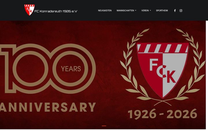 Screenshot of fc-konradsreuth.de