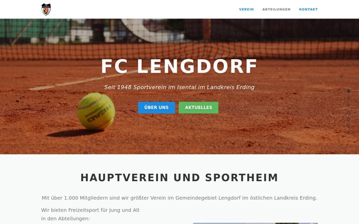 Screenshot of fc-lengdorf.de