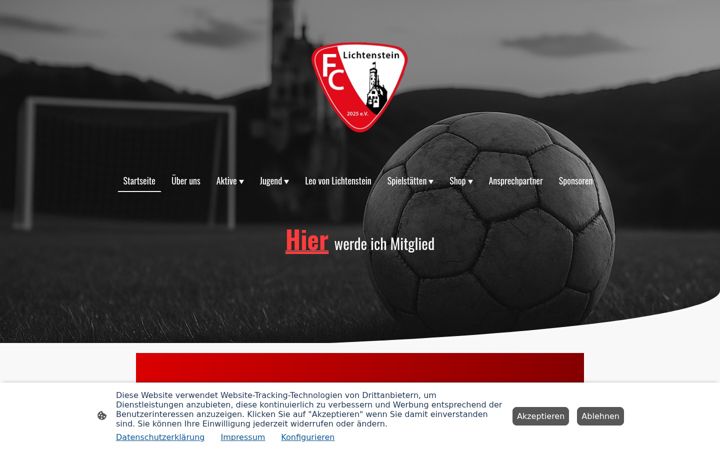 Screenshot of fc-lichtenstein.de