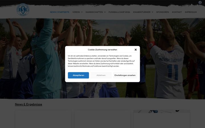 Screenshot di fc-rsk-freyburg.de