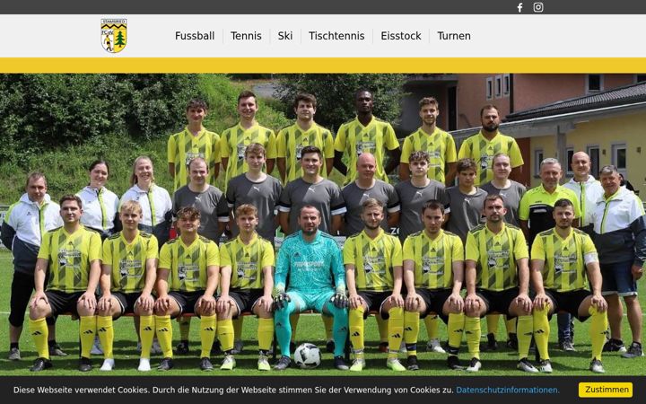 Screenshot of fc-stamsried.com