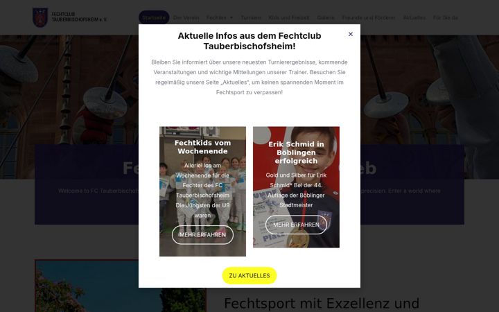 Screenshot di fc-tbb.de