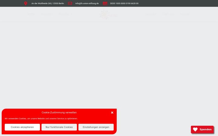 Screenshot of fc-union-stiftung.de
