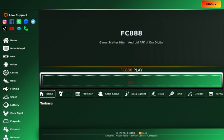 Screenshot of fc888.net