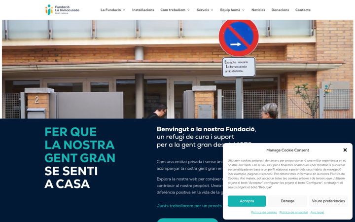 Screenshot of fcapimmaculada.cat