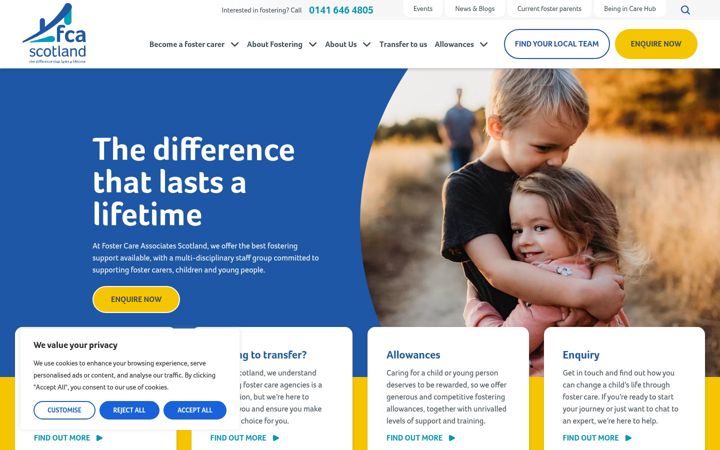 Screenshot of fcascotland.co.uk